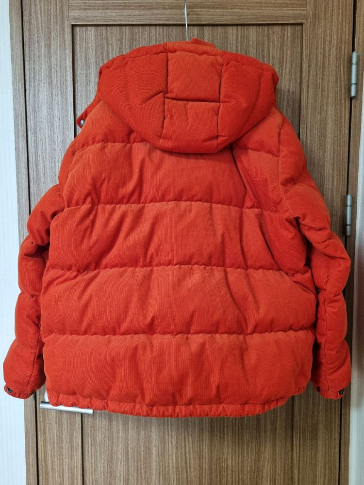 폴로 랄프로렌 골덴 코듀로이 주황 오렌지 다운 패딩 XL사이즈 국내 105사이즈 새제품 판매합니다~!--3