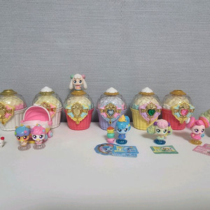 새콤달콤티니핑)커핑머핑피규어+요거핑등 일괄(디저트티니핑)