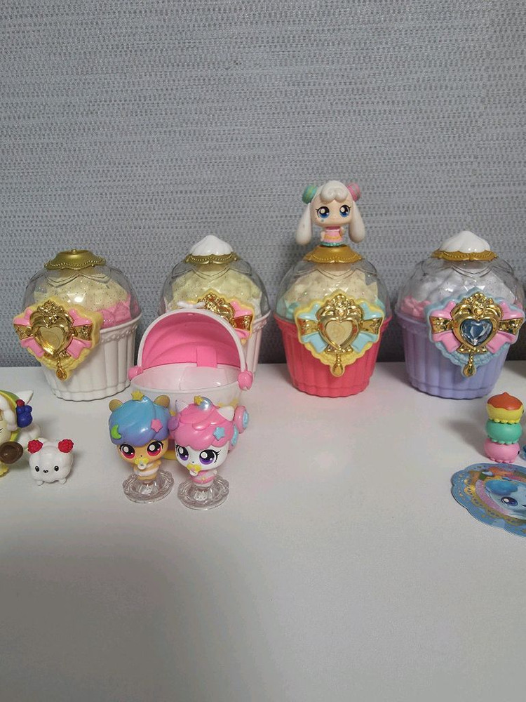 새콤달콤티니핑)커핑머핑피규어+요거핑등 일괄(디저트티니핑)--2