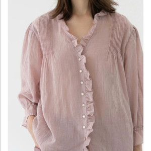 비아플레인 블라우스+스커트 세트