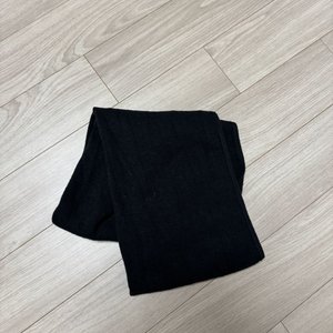 블랙 울 머플러