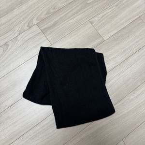 블랙 울 머플러