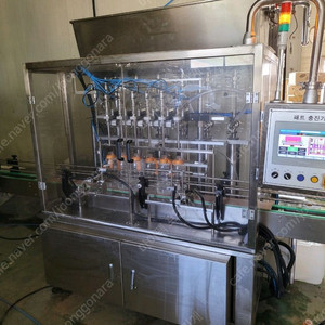 서보형 6구(6열) 액상 충진기 (500~2500ml, 300~1500ml) 2종류