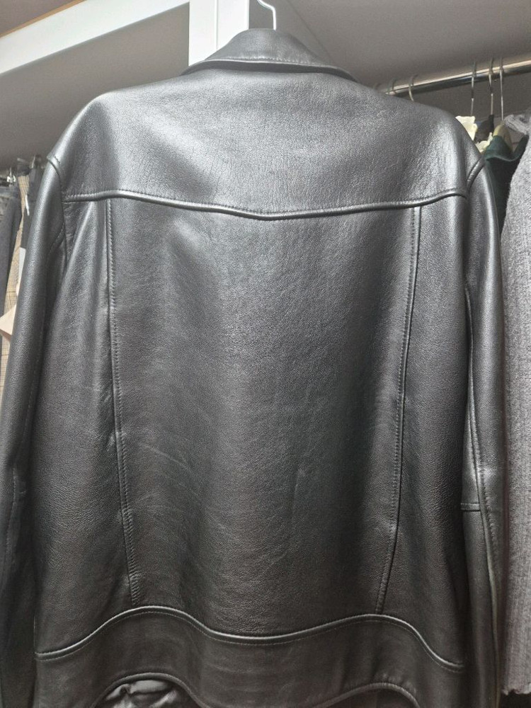 비바스튜디오 양가죽 라이더 가죽자켓--9