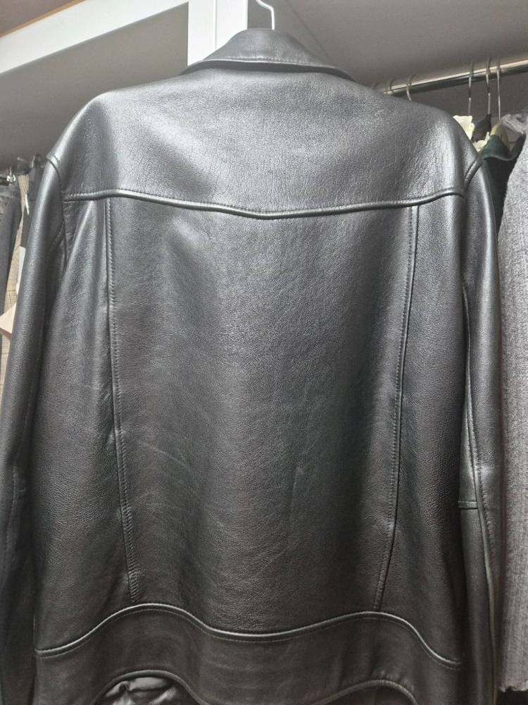 비바스튜디오 양가죽 라이더 가죽자켓--2