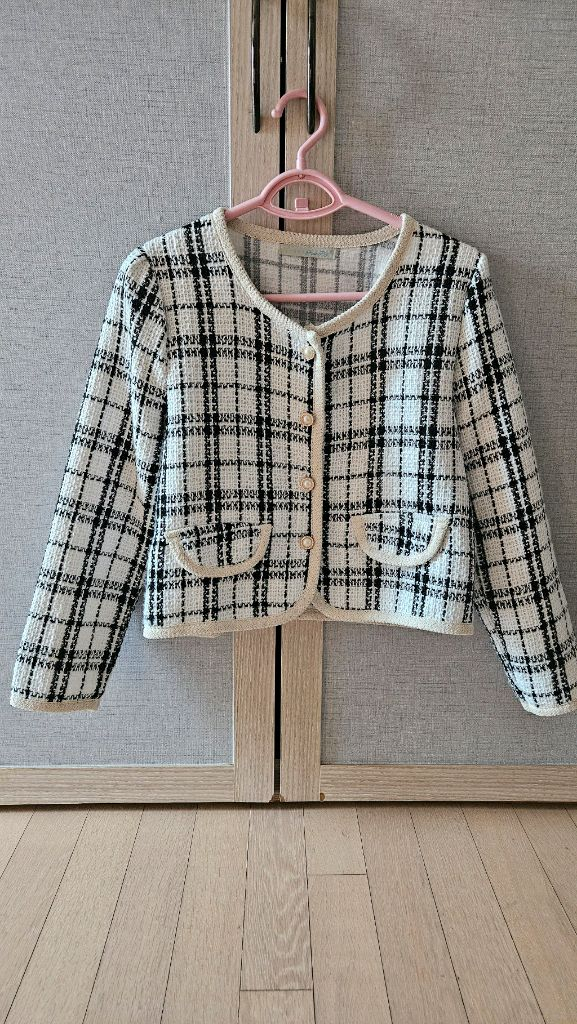 핑크피그 니트가디건 이미지