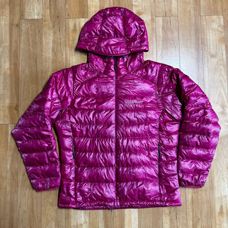 몽벨 경량패딩 다운자켓 핑크 L--6