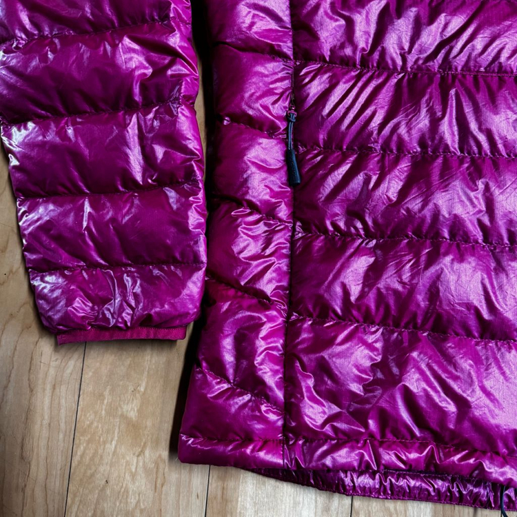 몽벨 경량패딩 다운자켓 핑크 L--8