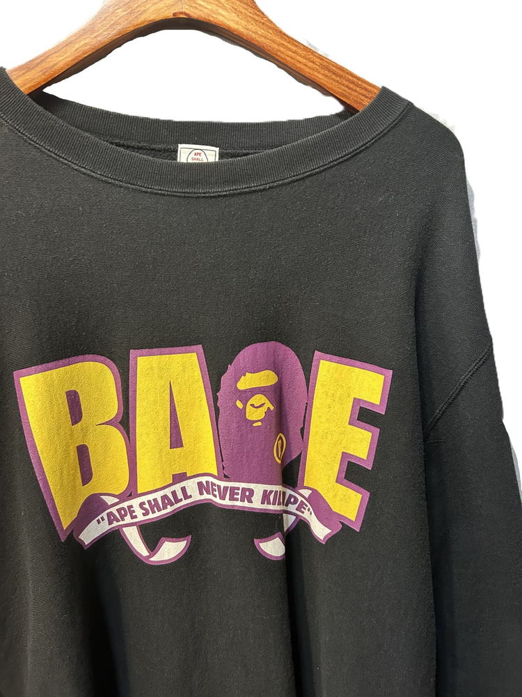 베이프 Ape Shall Never Kill Ape 로고 스웨트셔츠--2