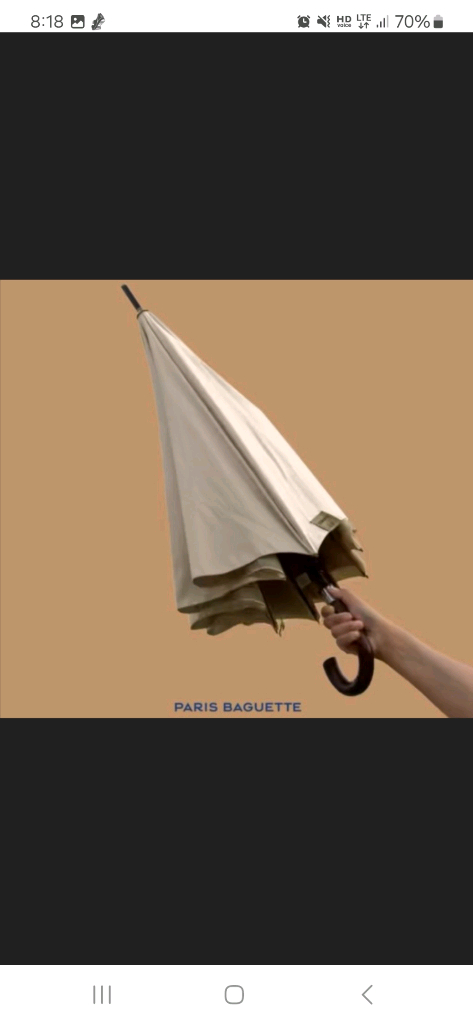 파리바게트 X 노스피크 장우산 + 케이스 (새상품)--1