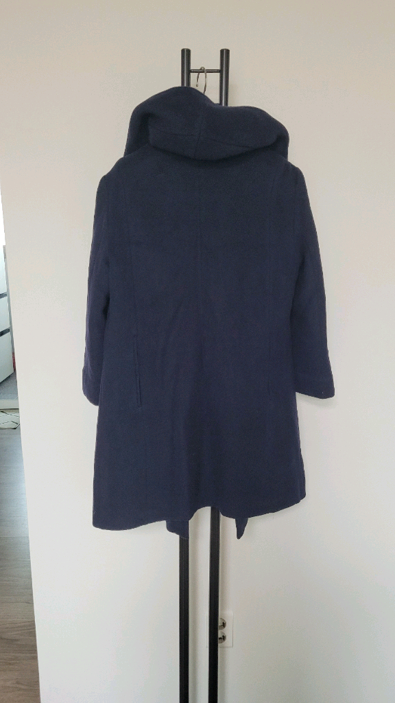 TIME 타임 캐시미어 울 후드코트-82사이즈 이미지