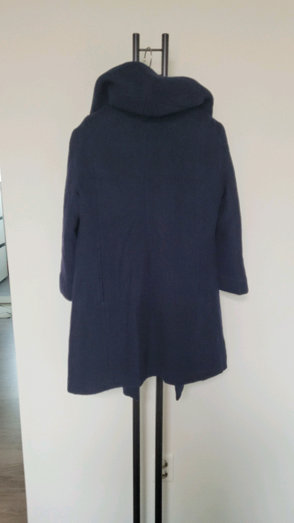 TIME 타임 캐시미어 울 후드코트-82사이즈 이미지