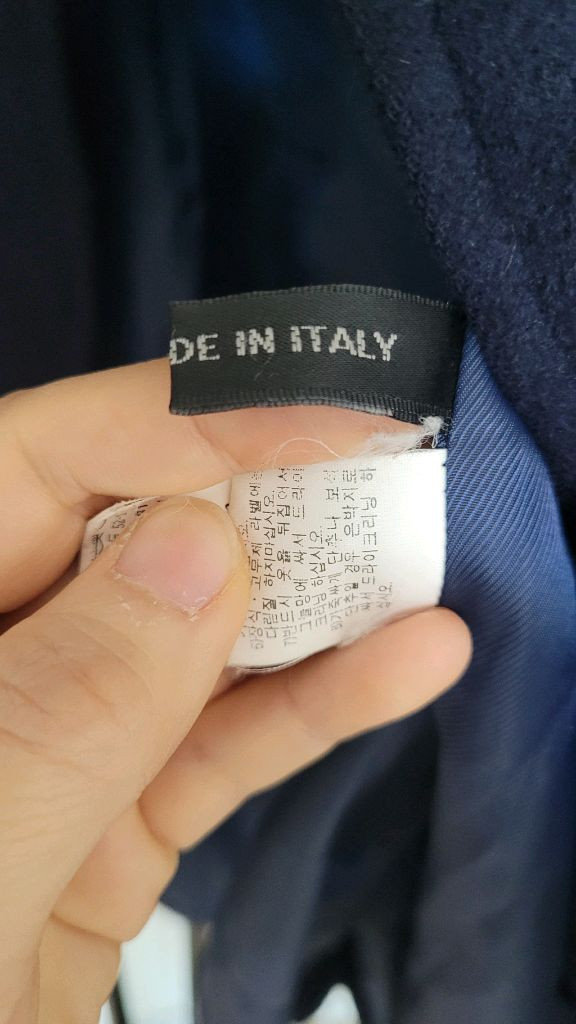 TIME 타임 캐시미어 울 후드코트-82사이즈 이미지