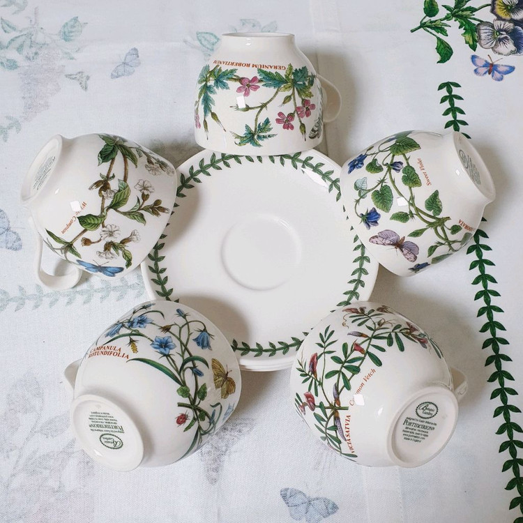 포트메리온 커피잔세트 5인조--1