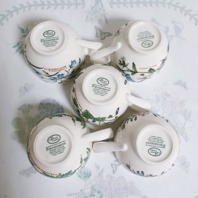 포트메리온 커피잔세트 5인조--8