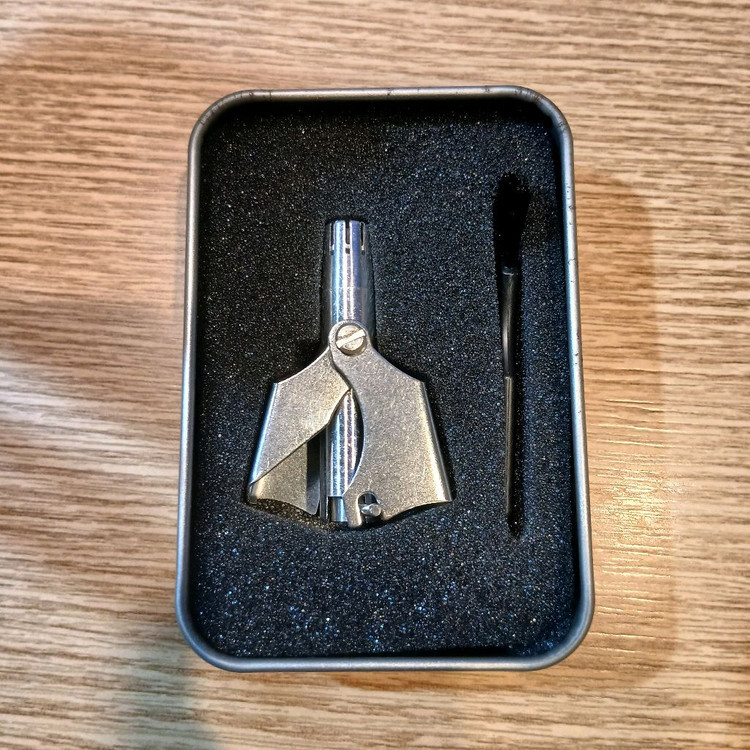 (새제품) 수동 코털 정리기 - 브러쉬, 박스 포함--8