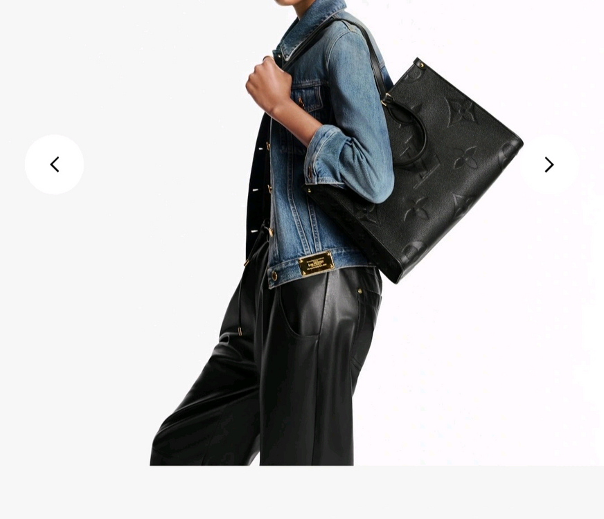 루이비통 온더고 MM 토트백이에요색상은 앙프렝뜨 블랙 거의 새상품가방이에요--1