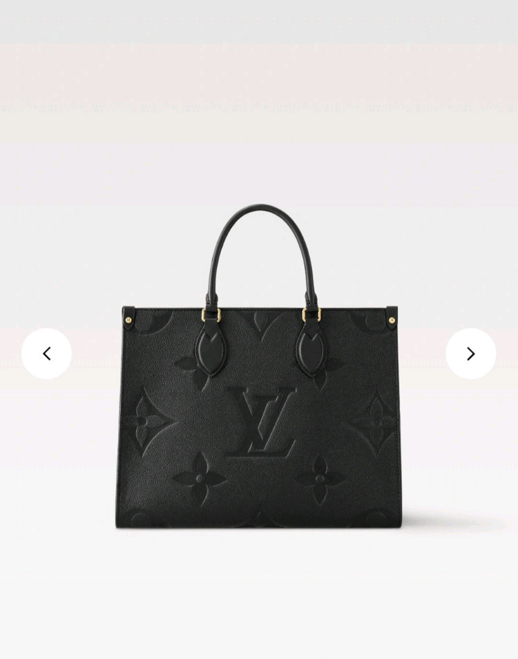 루이비통 온더고 MM 토트백이에요색상은 앙프렝뜨 블랙 거의 새상품가방이에요--2