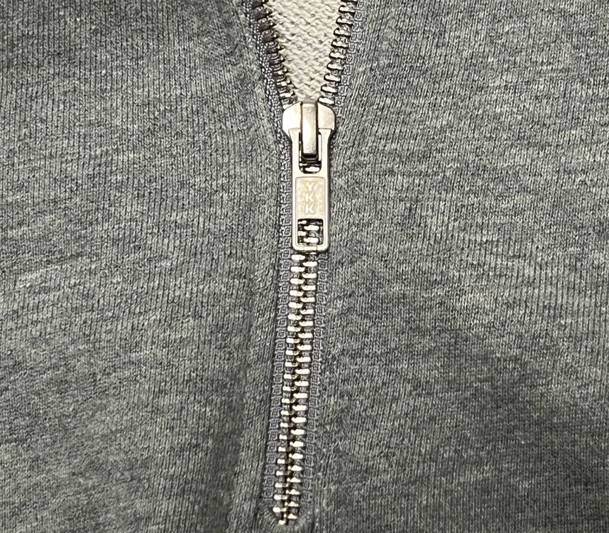 [M] 지오다노 프렌치 테리 하프집업 목넥 풀오버 그레이--4