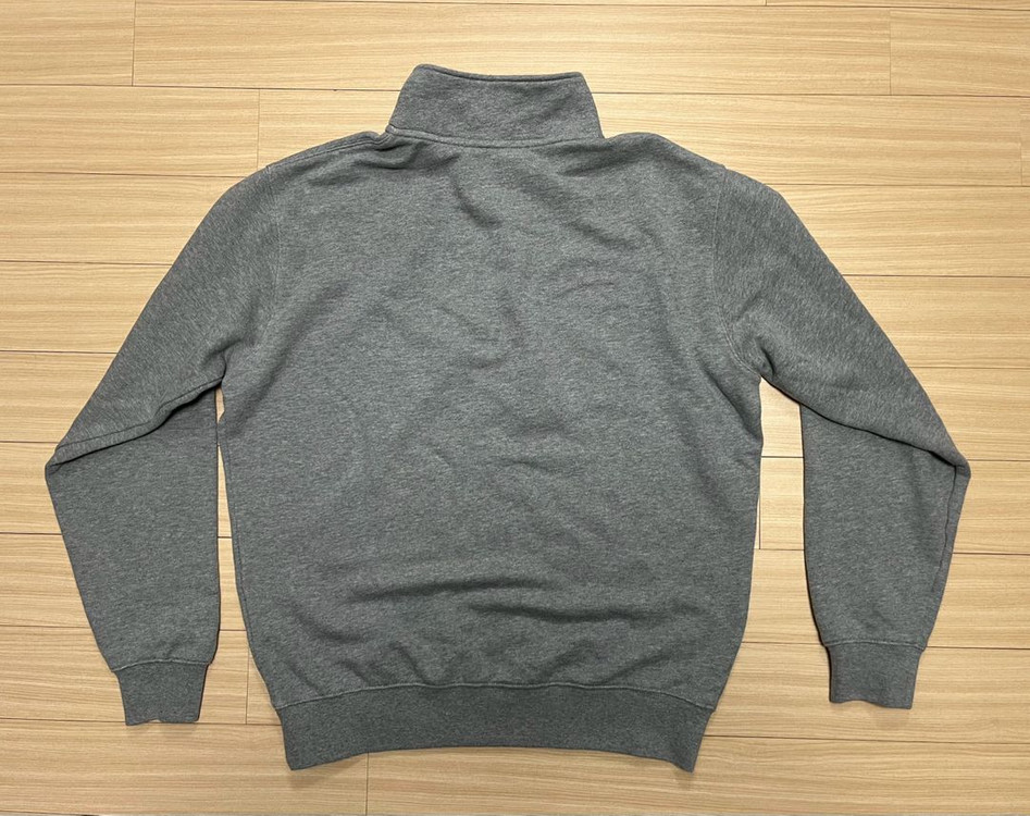 [M] 지오다노 프렌치 테리 하프집업 목넥 풀오버 그레이--6