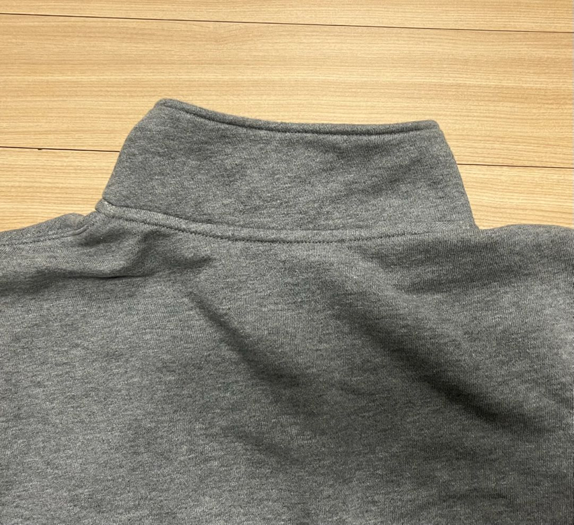 [M] 지오다노 프렌치 테리 하프집업 목넥 풀오버 그레이--7