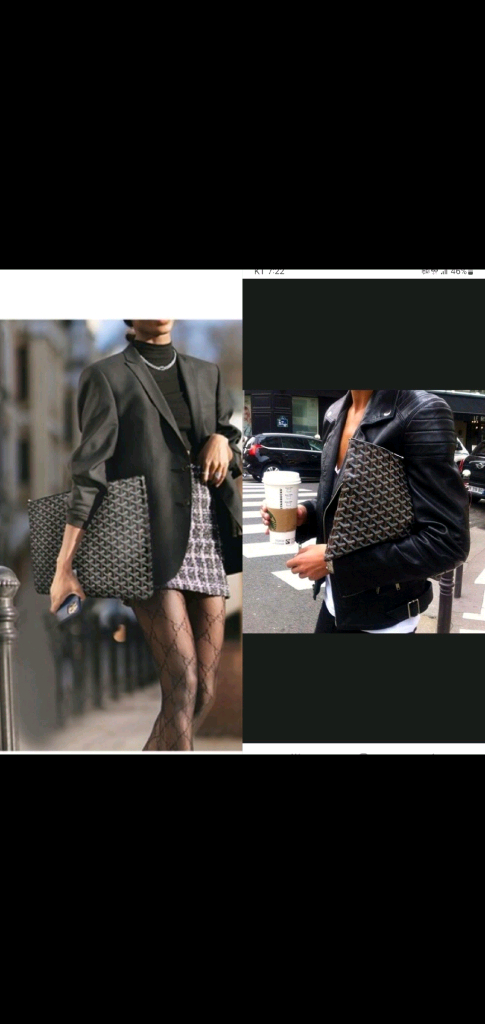 고야드 세나 클러치백 GM 정품S급(영수증O)구찌프라다루이비통디올샤넬셀린느보테가생로랑버버리발렌시아가가방--4