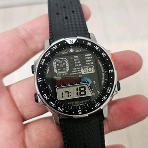 시티즌 빈티지 디지털 시계 wind jack 윈드서퍼