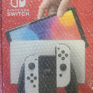 새상품급)닌텐도 스위치 OLED 화이트 풀박스(선물용)+파우치,케이스