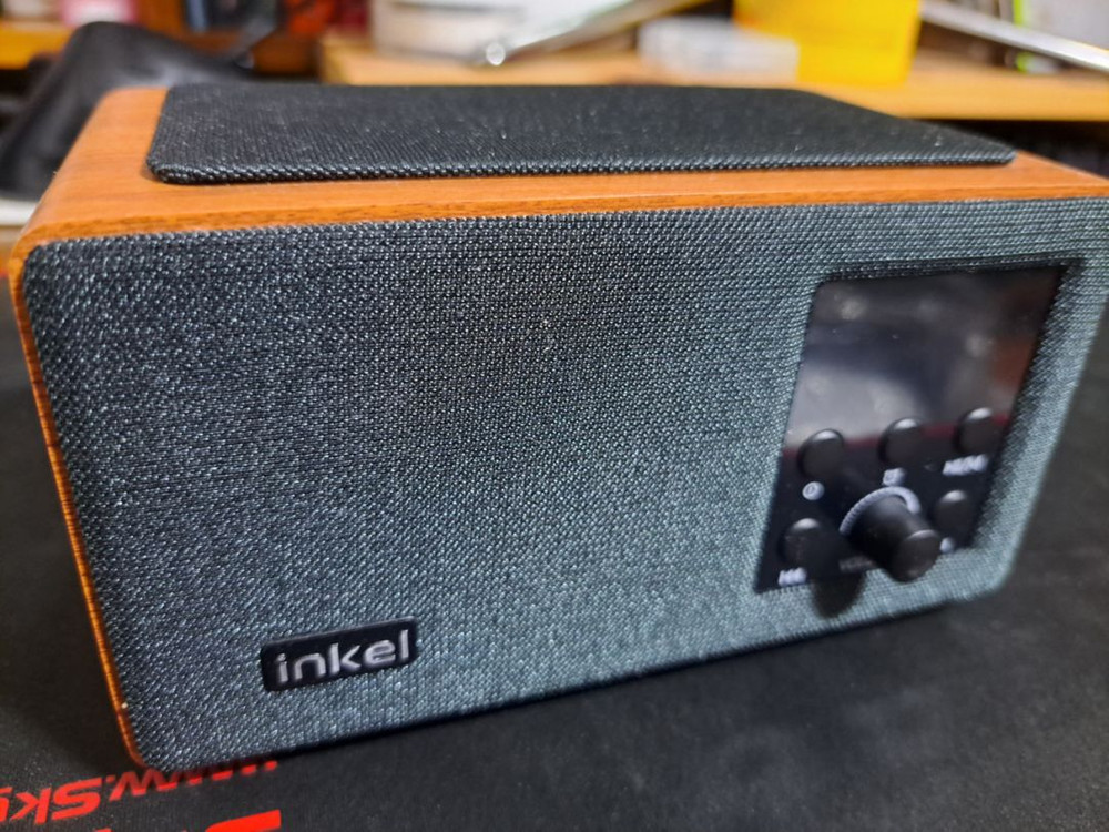 인켈 LED 블루투스 스피커/라디오/폰고속충전--3