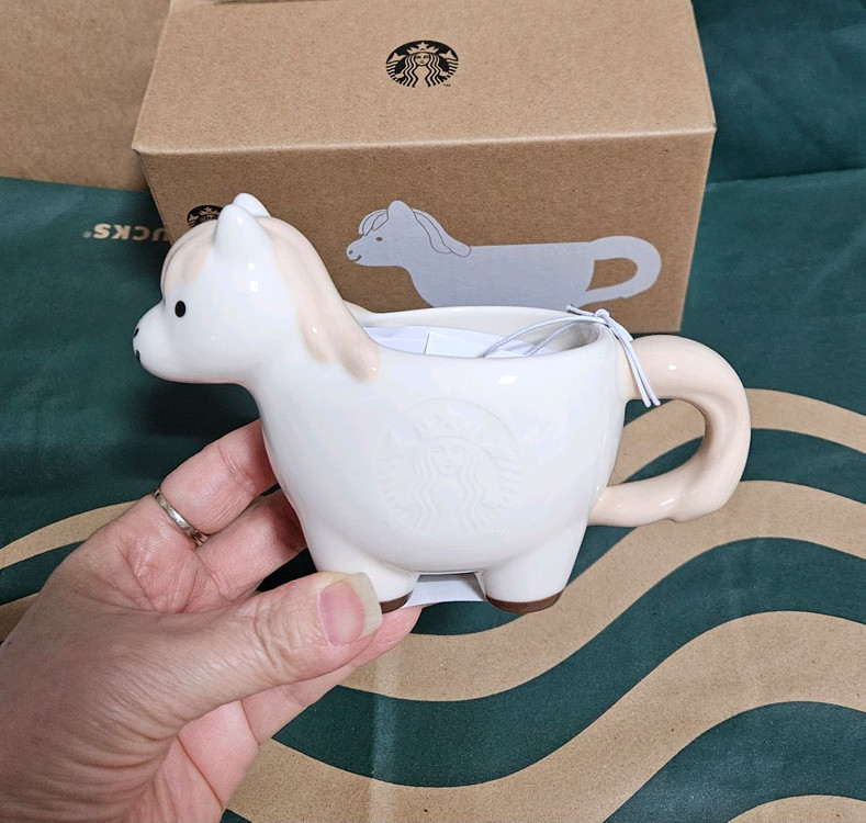 새상품S급]스타벅스 2026 해피 포니 팜 베이비포니 데미 머그 89ml 머그잔 머그컵--1