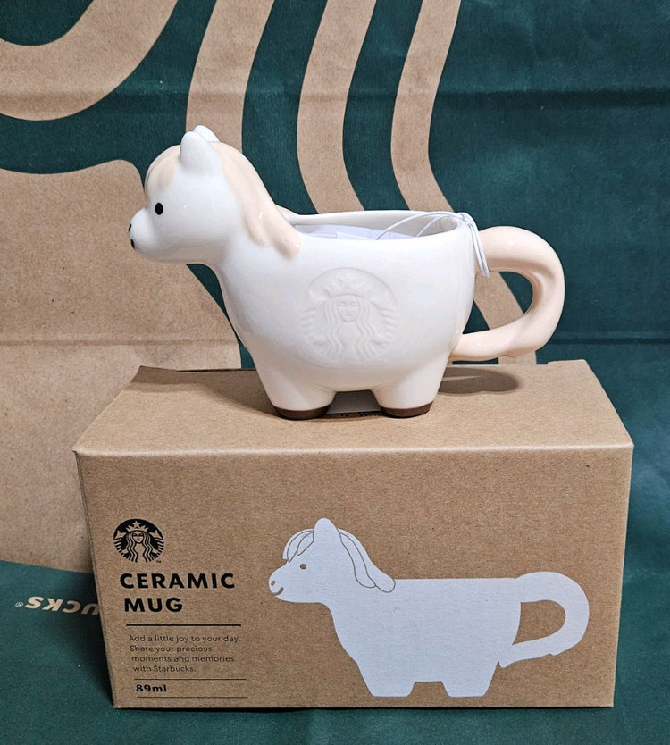 새상품S급]스타벅스 2026 해피 포니 팜 베이비포니 데미 머그 89ml 머그잔 머그컵--6