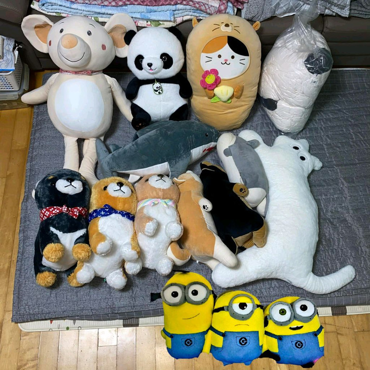 짱오락실 택있는 중형 소형 인형 새삥 인형뽑기 묶음 대량 판매--9