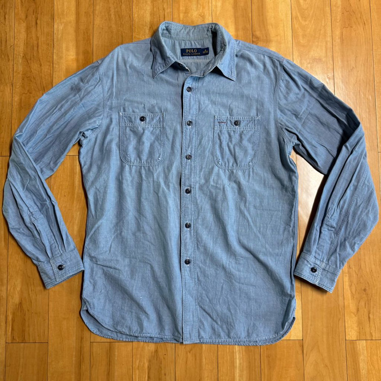 폴로 랄프로렌 데님 셔츠 M--5