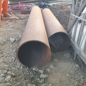 철근 파이프 외경 318mm 두께 9T 길이 2440mm, 1930mm