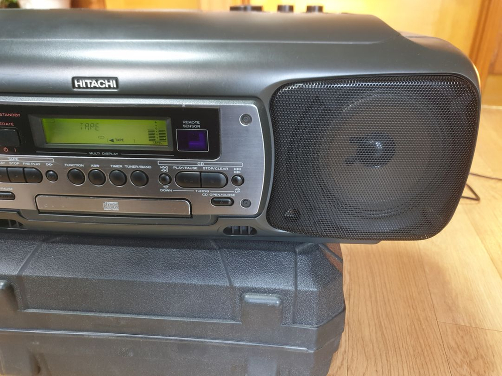 히타치CD카세트라디오 이미지