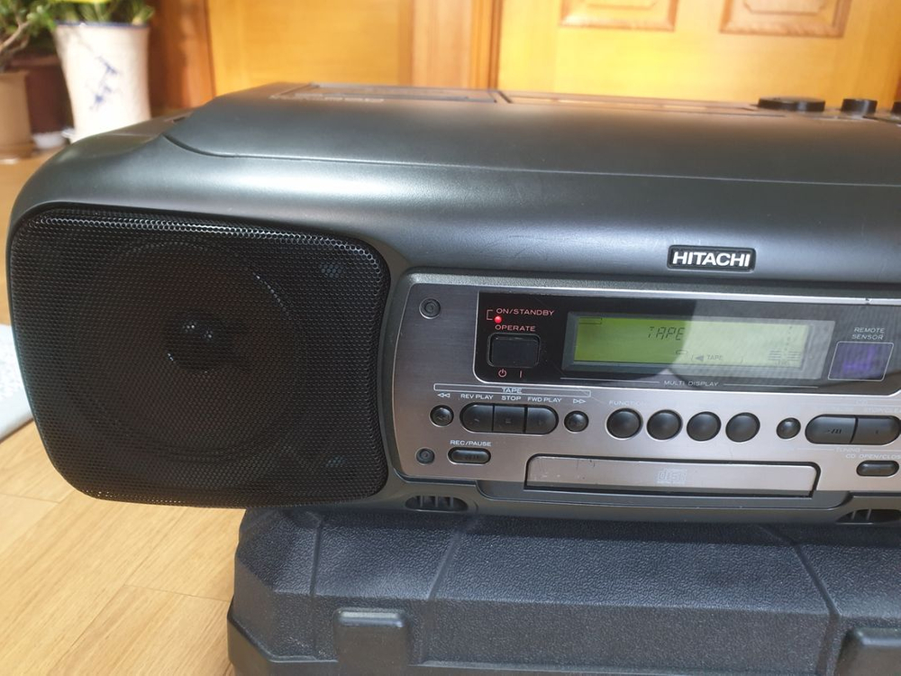 히타치CD카세트라디오 이미지