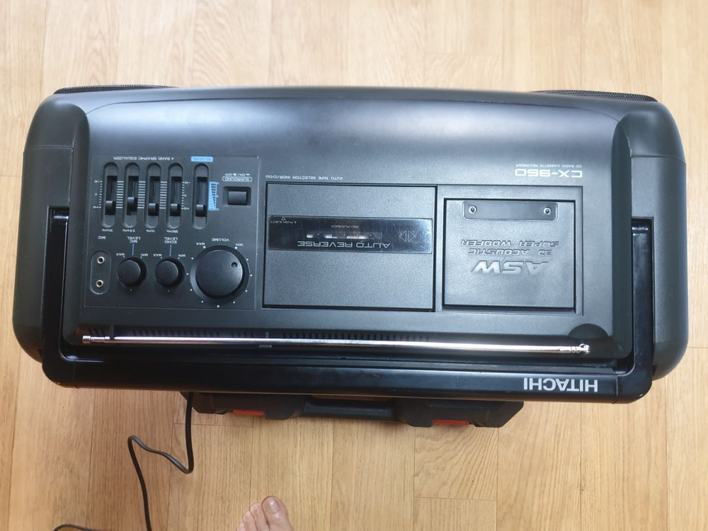 히타치CD카세트라디오 이미지