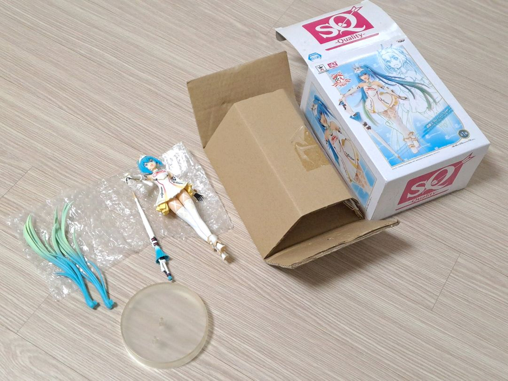 반프레스토 2015 레이싱 미쿠 레이싱미쿠 하츠네미쿠 피규어 SQ 스케일--4