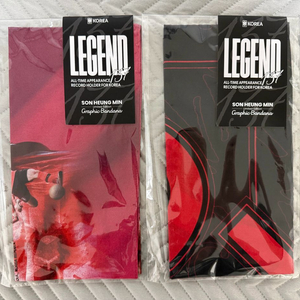 손흥민 최다출전 반다나 일괄