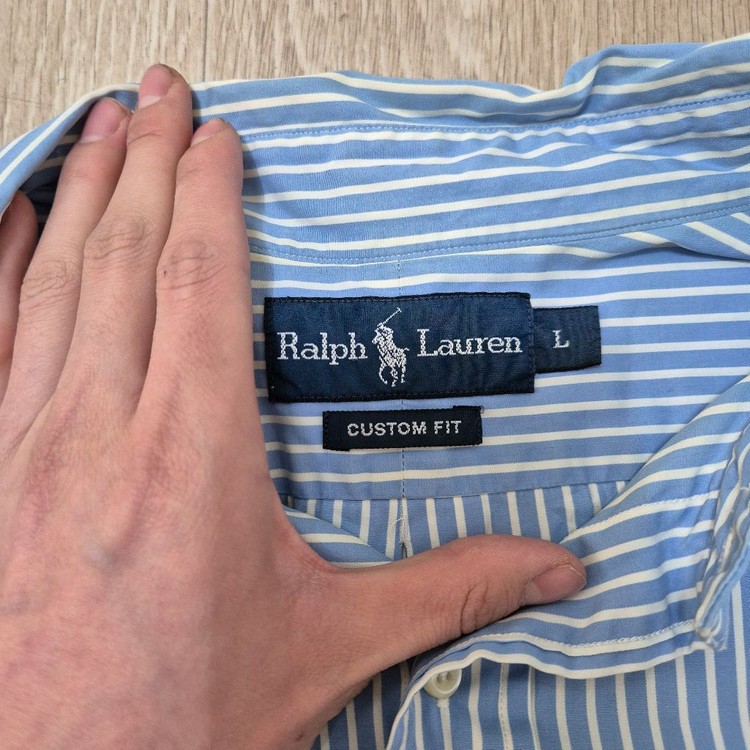 폴로 랄프로렌 스몰포니 스트라이프 반팔 셔츠 L(100)--4