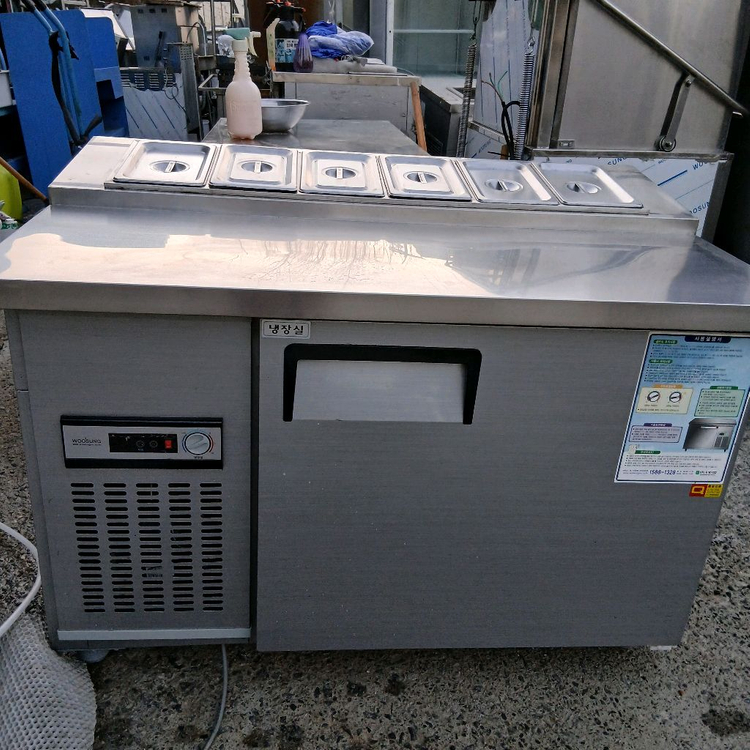 우성 1200 반찬 냉장고 김밥냉장고 토핑냉장고 상태최상--7