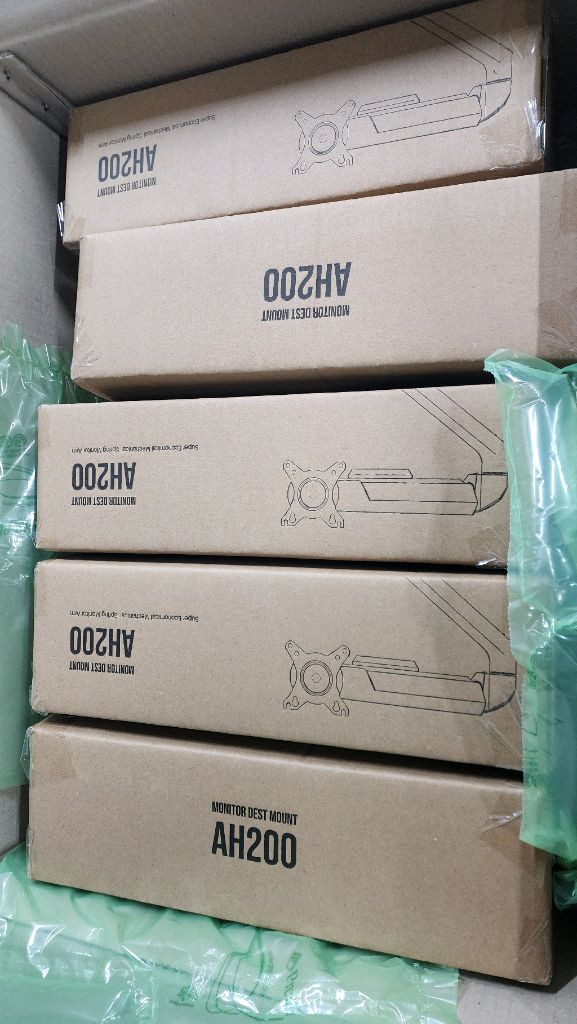 한성 AH200 모니터암 블랙 미개봉--1