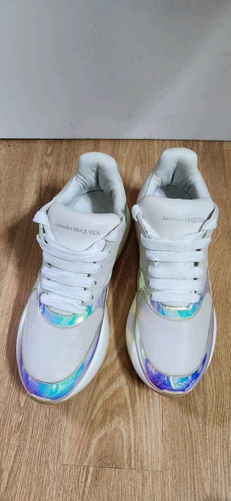 260~265mm 알렉산더맥퀸 신발 홀로그램 러너 운동화 스니커즈--1