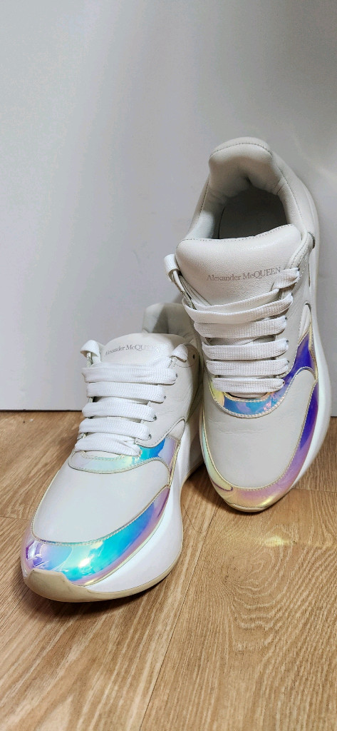 260~265mm 알렉산더맥퀸 신발 홀로그램 러너 운동화 스니커즈--4
