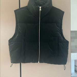 탑텐 글로시 패딩조끼90 S 스몰