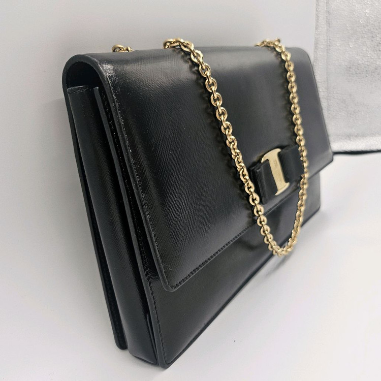 정품 페라가모 지니 체인 크로스백--9