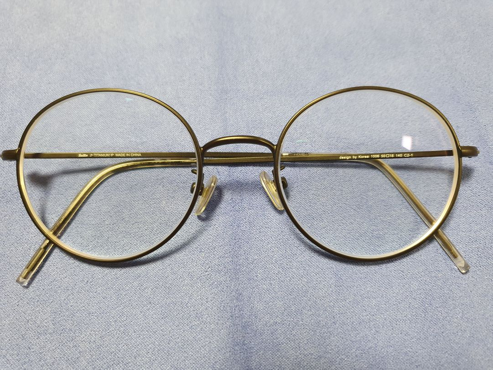 2ditor 투디터 동글이 안경 베타 티타늄 블랙 검정색 안경테 메탈--1