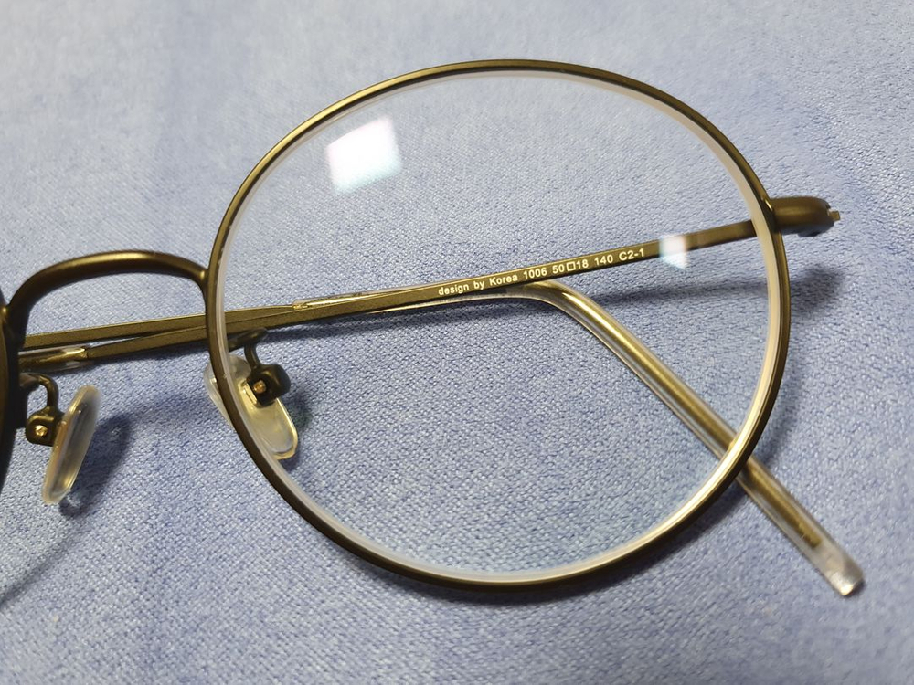 2ditor 투디터 동글이 안경 베타 티타늄 블랙 검정색 안경테 메탈--3