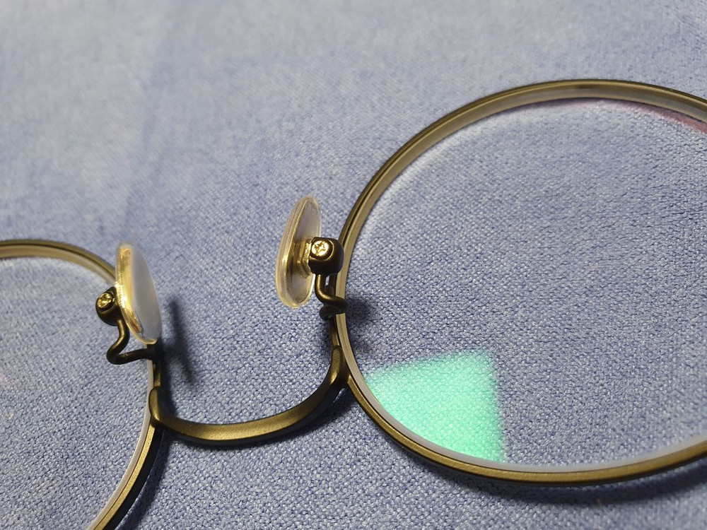 2ditor 투디터 동글이 안경 베타 티타늄 블랙 검정색 안경테 메탈--9