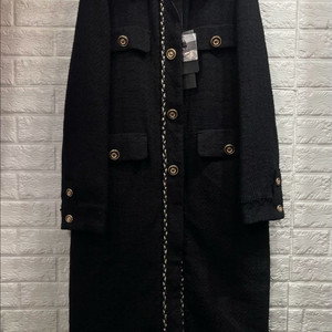 칼라거펠트 트위드 롱코트 새상품:) 하객룩오피스룩데이트룩